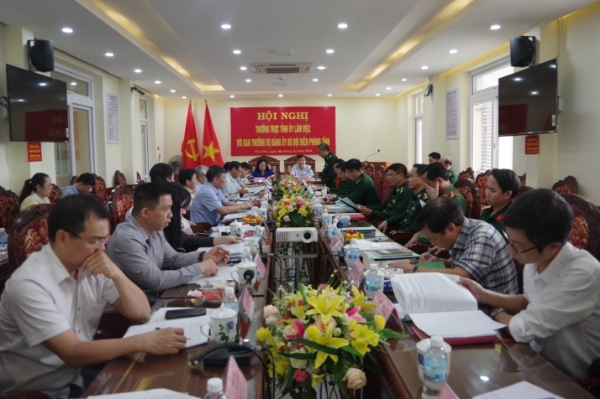 Hình ảnh cho bài viết Đoàn công tác của Thường trực Tỉnh ủy làm việc với Đảng ủy, Bộ Chỉ huy BĐBP tỉnh Phú Yên